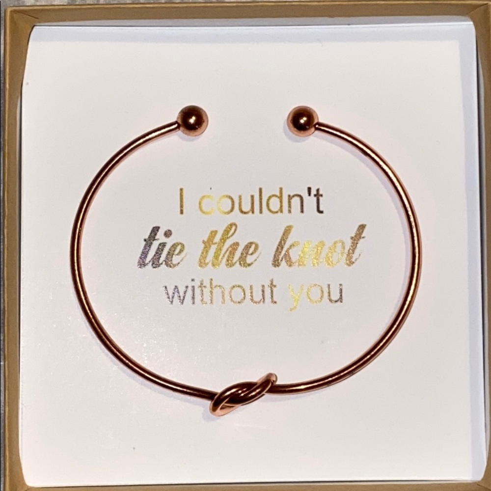 Rose gold cuff